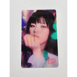 Photocard transparente Taste of love  Jeongyeon