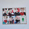 Postcard Navideña BTS exclusiva par fanclub japonés 