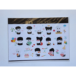 Sticker 2 cool 4 skool BTS 