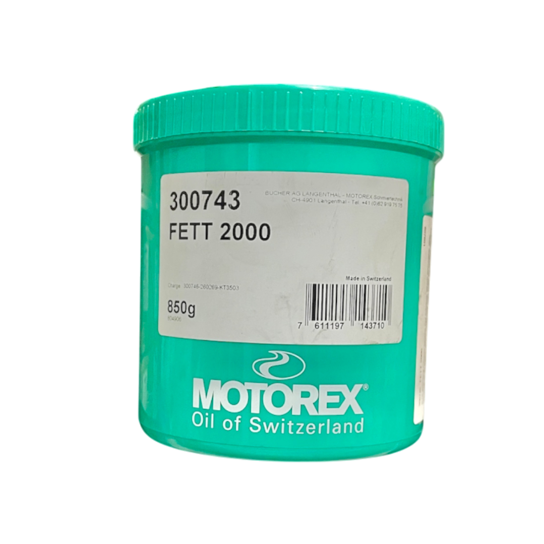 GRASA MOTOREX VERDE PREMIUM LARGA DURACION - 850g - FETT 2000 1