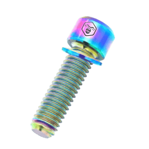 TORNILLO M6X18/20 CON ARANDELA - MORDAZA / BIELA (TITANIO) x 2un