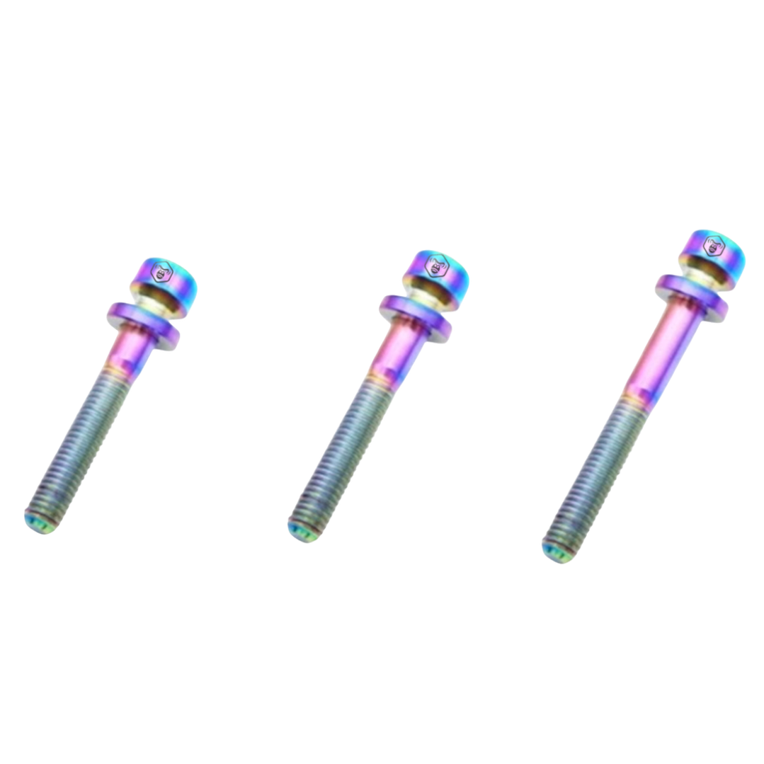 TORNILLO AJUSTE SOPORTES VARIOS - CON ARANDELA  (TITANIO) x 2un 1