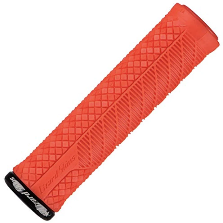 Lizard Skins Charger Evo Single-Sided Lock-On | Puños para MTB - Fire Red 1