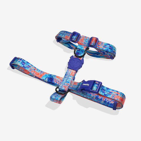 🔵⚡ Arnés en H Error #404 Zee.Dog para Perro