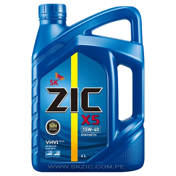 ACEITE 15W40 ZIC X5 6LTS