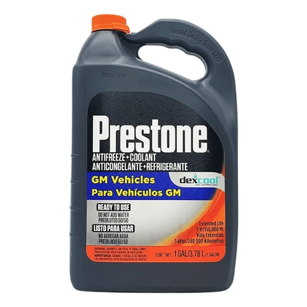 COOLANT PRESTONE 3.8 LTS (REFRIGERANTE/ANTICONGELANTE) 50/50 UNIDAD