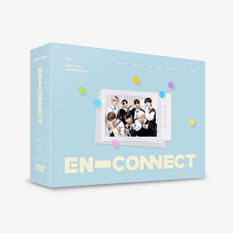 Enhypen - Fanmeeting En-connect 2021 Dvd Nuevo Sellado
