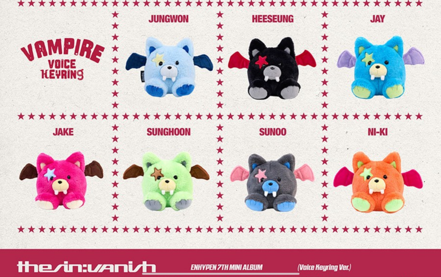 ENHYPEN – THE SIN : VANISH (Voice Keyring Ver.) 2