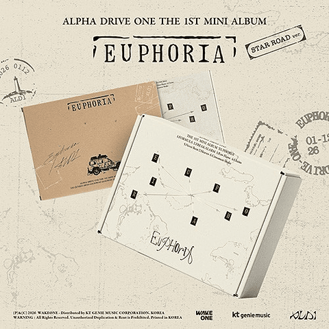 ALPHA DRIVE ONE – THE 1ST MINI ALBUM [EUPHORIA] (STAR ROAD ver.)