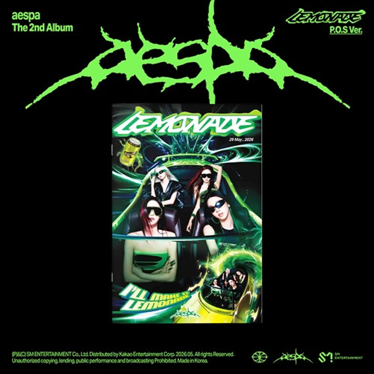 aespa – 2nd Album [LEMONADE] (P.O.S Ver.) 1
