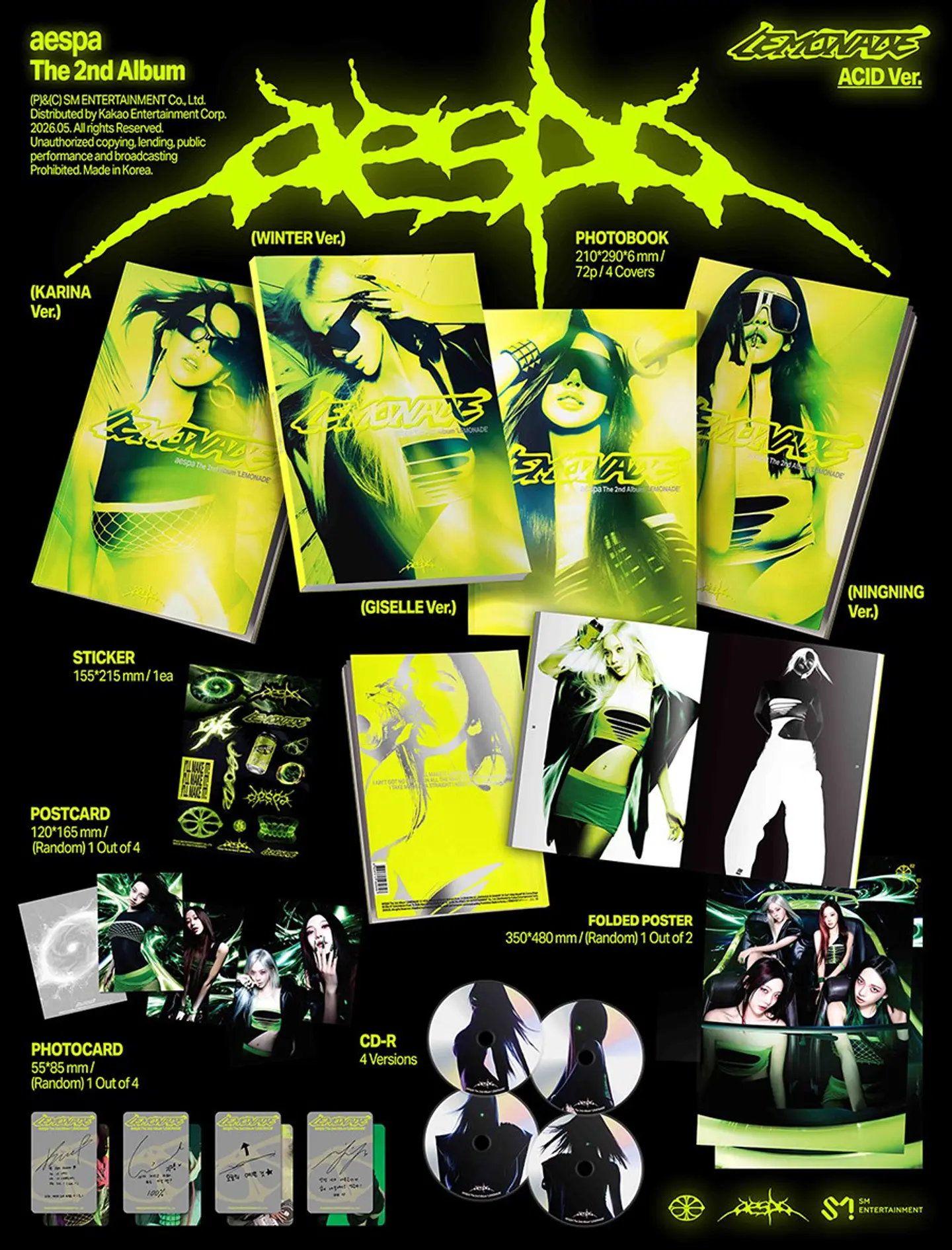 aespa – 2nd Album [LEMONADE] (ACID Ver.) 3
