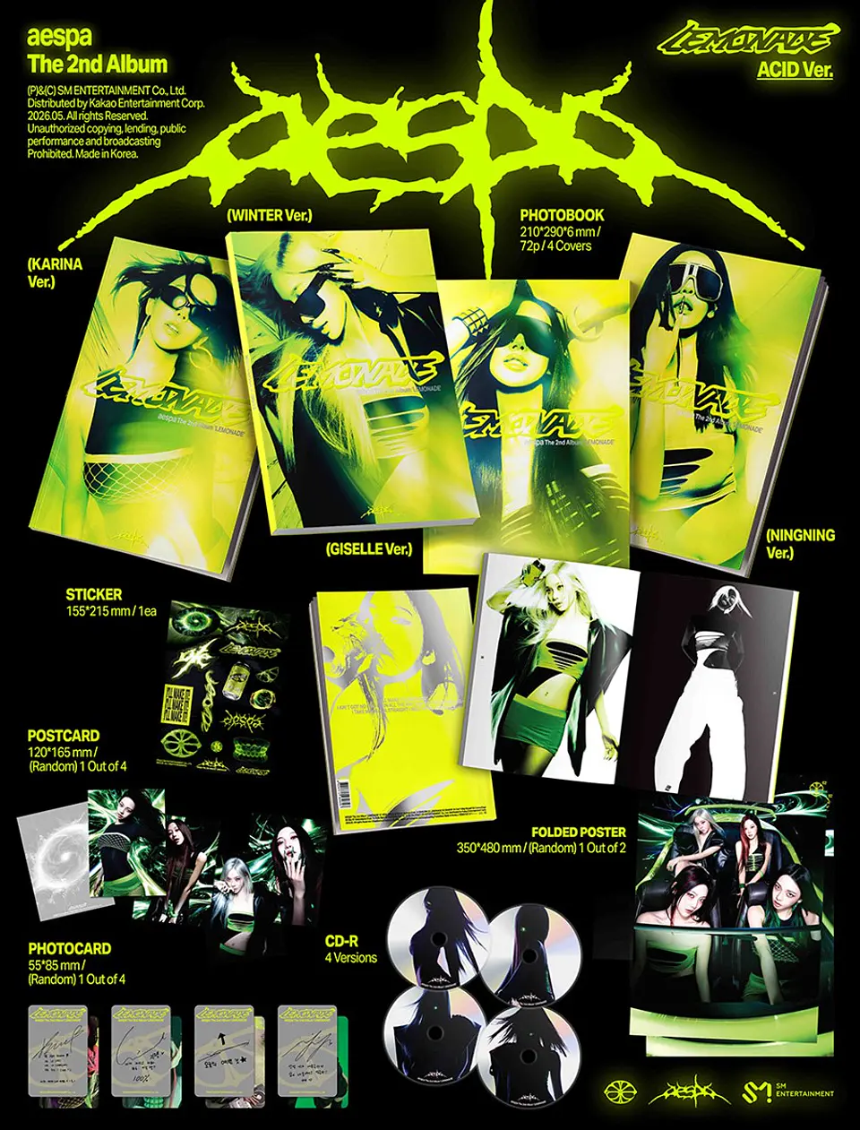 aespa – 2nd Album [LEMONADE] (ACID Ver.) 3