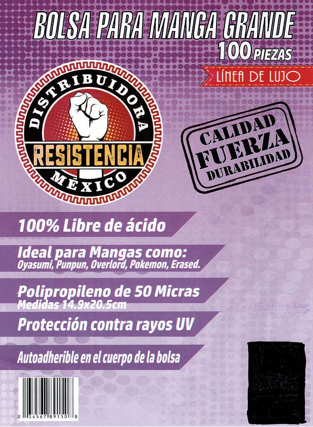 Bolsa Para Manga Grande (100 piezas) 