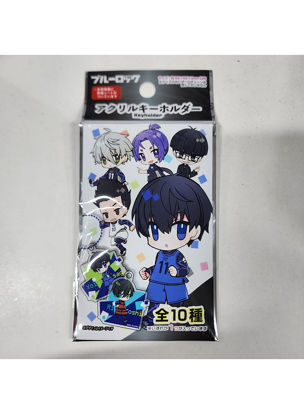 Sobre Llavero Acrilico Blue Lock 