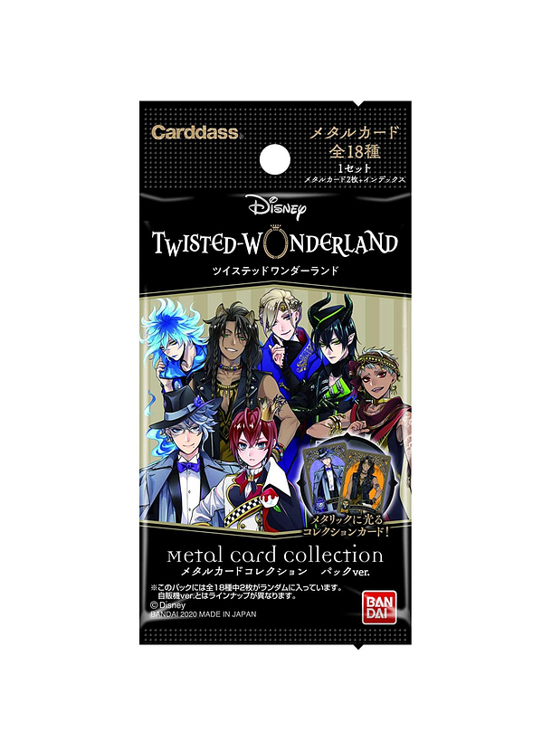 Sobre Cartas Twisted Wonderland V01 Carddass 