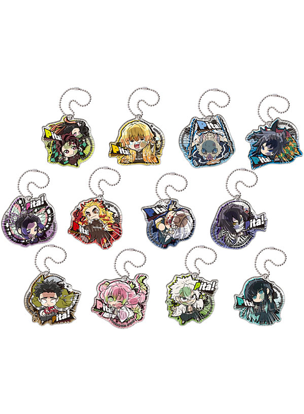 Sobre Llavero Acrilico Kimetsu No Yaiba V05 