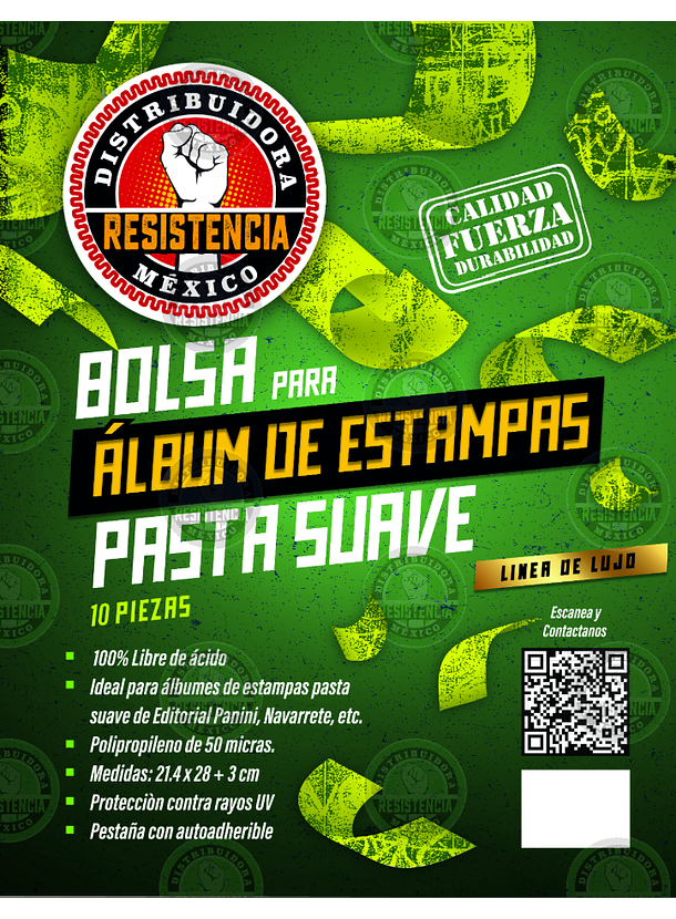 Bolsa Para Álbum De Estampas Pasta Suave 