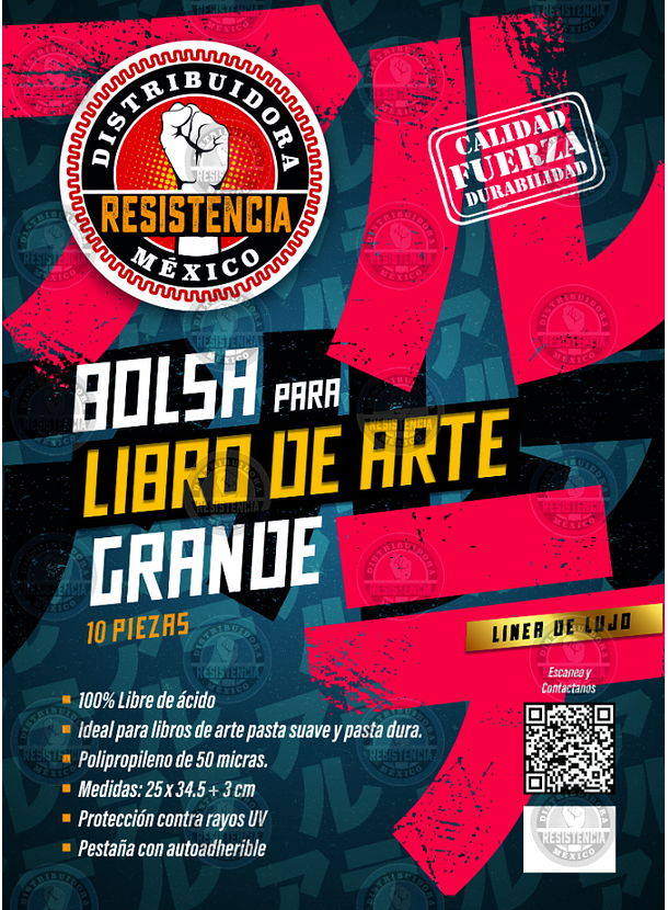 Bolsa Para Libro De Arte Grande 