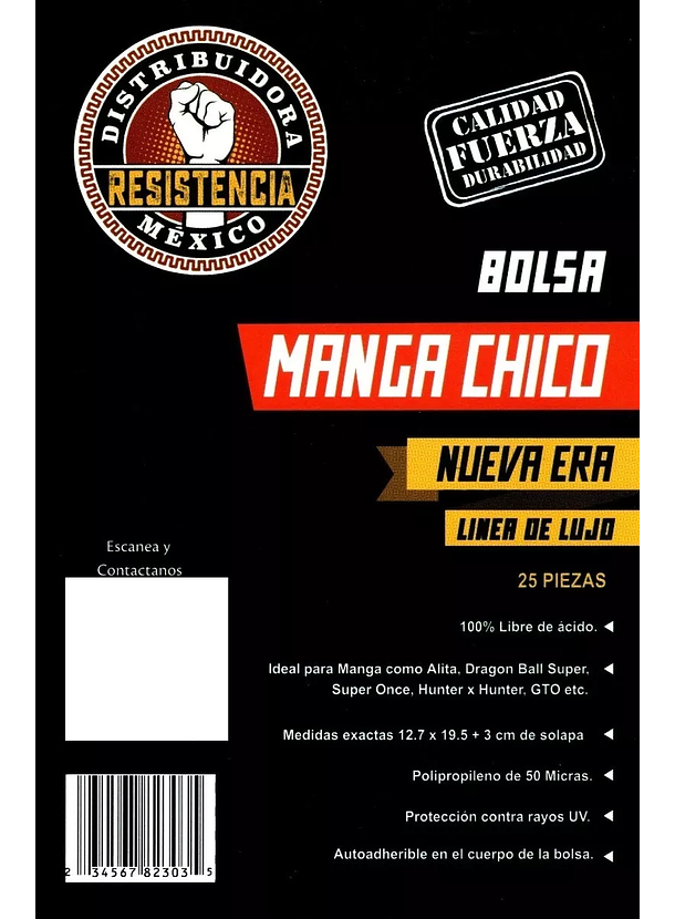 Bolsa Para Manga Chico (Nueva Era)  