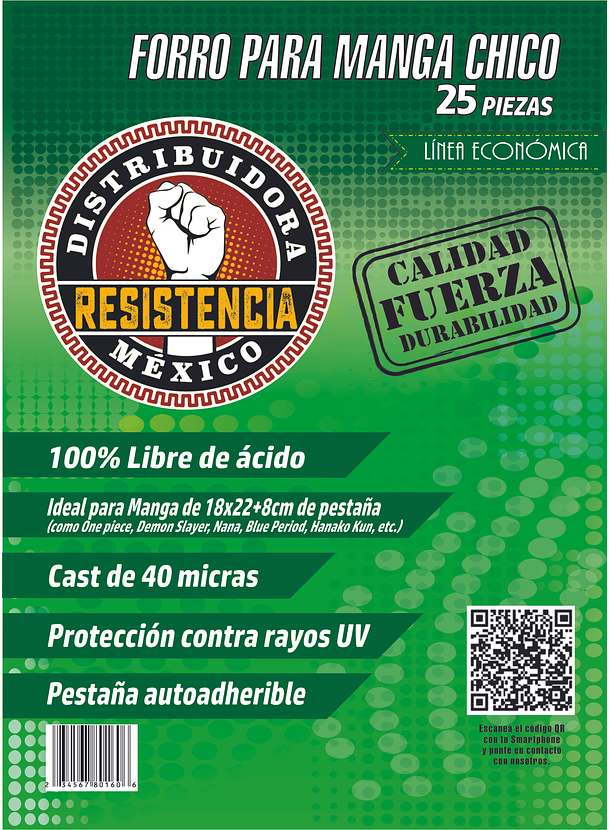 Forro Manga Chico 