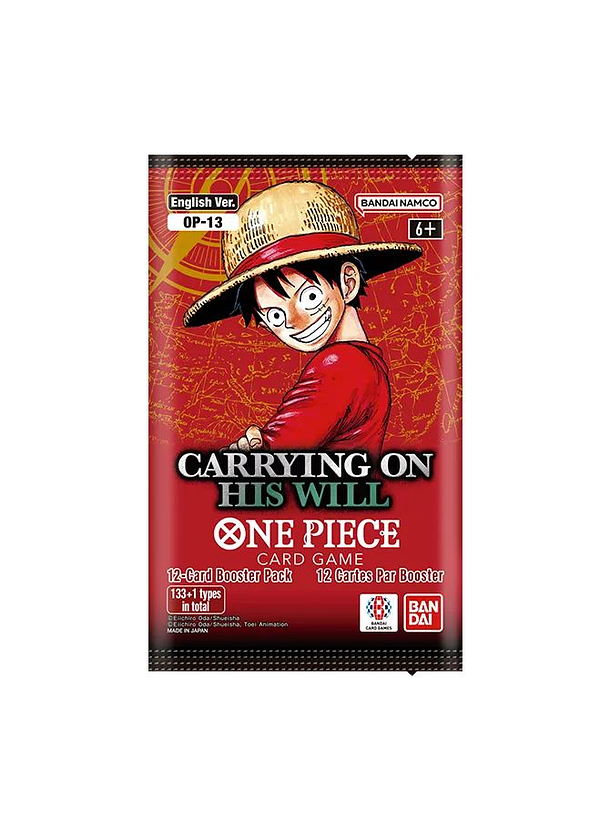One Piece - Carrying On His Will OP13 (Sobre) 