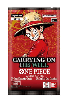 One Piece - Carrying On His Will OP13 (Sobre)