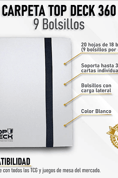 Carpeta Esencial | TOPDECK 360 Color Blanco