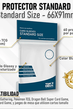Protectores Esenciales | TOPDECK Standard 66x91mm