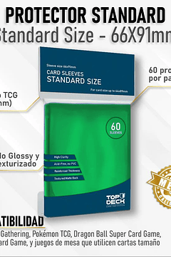 Protectores Esenciales | TOPDECK Standard 66x91mm