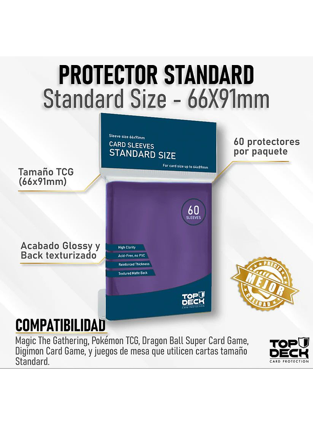 Protectores Esenciales | TOPDECK Standard 66x91mm 4