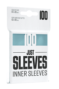 GG Just Sleeves Inner Sleeves (100) 64x89mm