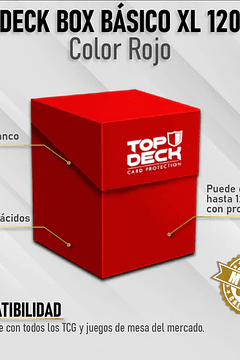 Portamazos Esencial | TOPDECK XL 120 Rojo