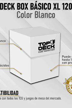 Portamazos Esencial | TOPDECK XL 120 Blanco