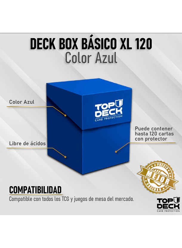 Portamazos Esencial | TOPDECK XL 120 Azul 