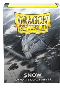 Sleeves Standar Size Matte Dual 100 - Snow