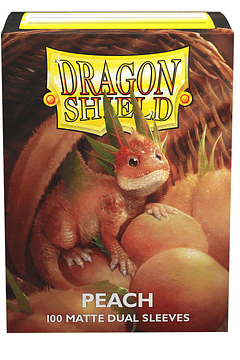 Sleeves Standar Size Matte Dual 100 - Peach