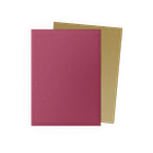 Sleeves Standar Size Matte Dual 100 -25th Special Edition Pomegranate/Gold 2