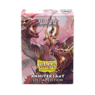 Sleeves Standar Size Matte Dual 100 -25th Special Edition Pomegranate/Gold 1