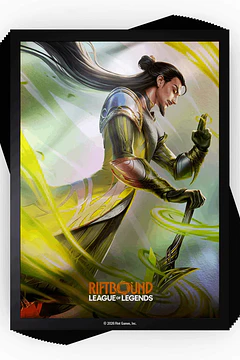 Riftbound Official Sleeves Master Yi  Wuju Master