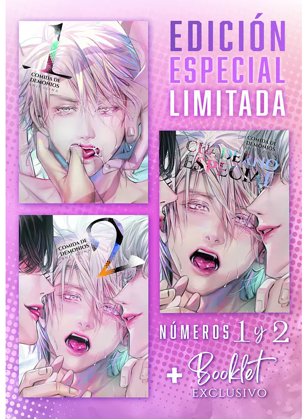 Comida de Demonios Edición Especial (Vol 01 y Vol 02 + Cuaderno Especial) 