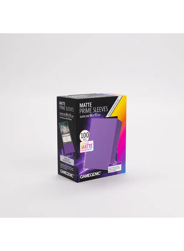 GG BGG Sleeves Matte Prime Sleeves - Purple 66x91mm (100)  