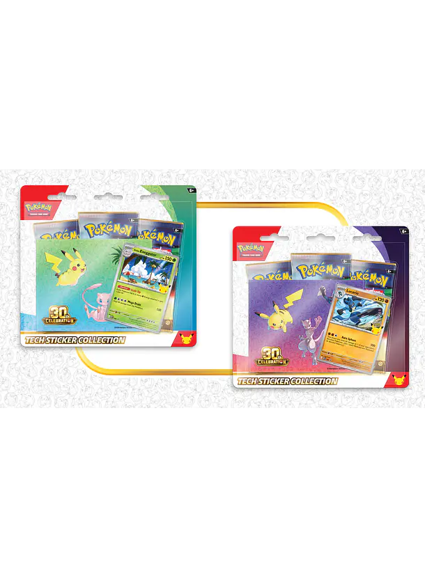 Pokémon TCG: 30th Celebration Tech Sticker Collection (Ingles) 