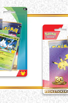 Pokémon TCG: 30th Celebration Tech Sticker Collection (Ingles)