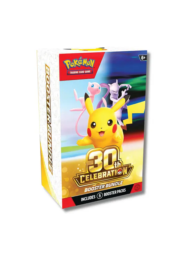 PREVENTA Pokemon TCG: 30th Celebration- Booster Bundle (Ingles) 