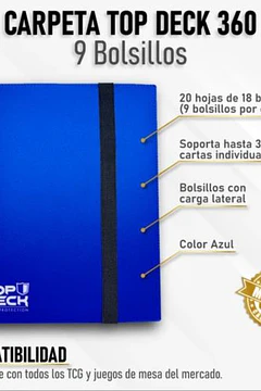 Carpeta Esencial | TOPDECK 360 Color Azul