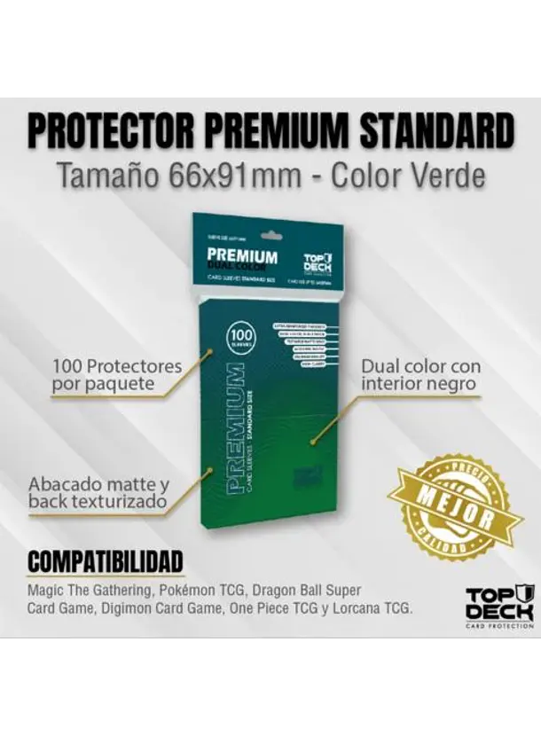 Protectores Premium | TOPDECK Standard 66x91mm 2