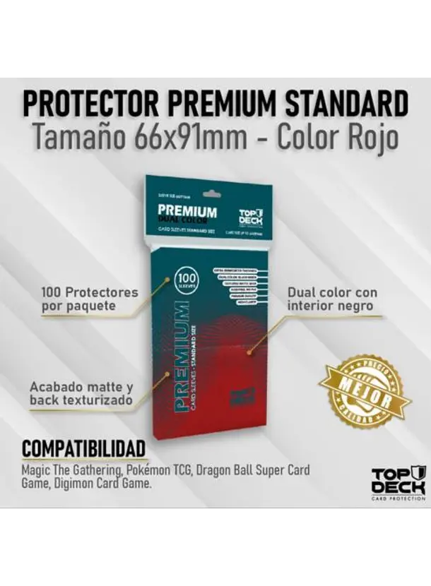 Protectores Premium | TOPDECK Standard 66x91mm 3
