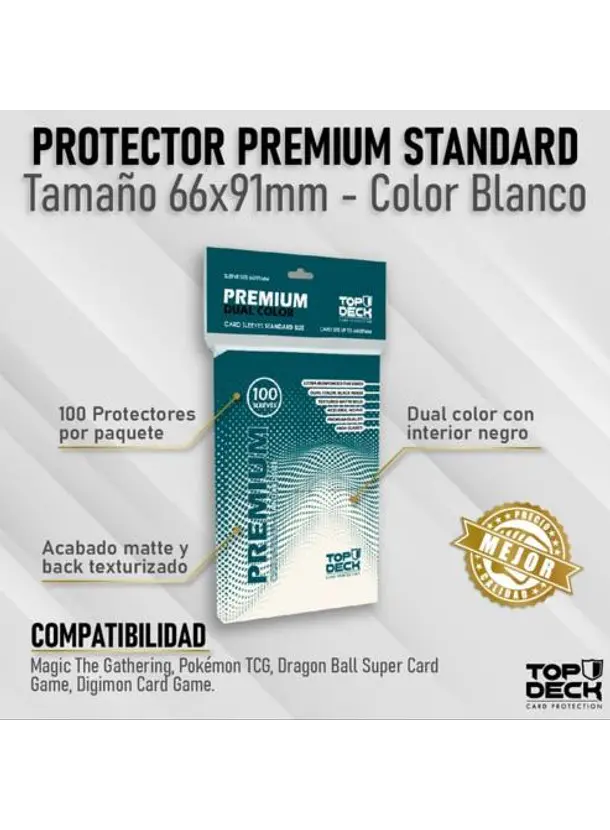 Protectores Premium | TOPDECK Standard 66x91mm 6