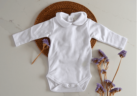 Body com gola cardado Unissexo - Branco