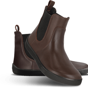 Botas de Mulher Barefoot - Entice Neo da Be Lenka - Castanhas com Sola preta